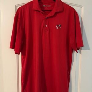Peter Millar Vibrant Red Polo Shirt